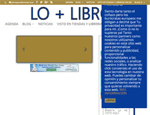 Tablet Screenshot of lomaslibros.com